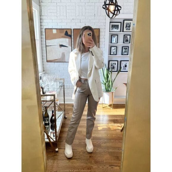 SAM EDELMAN Laguna Waterproof Lug Sole Chelsea Boot in Modern Ivory Size US 8.5 - Picture 5 of 15